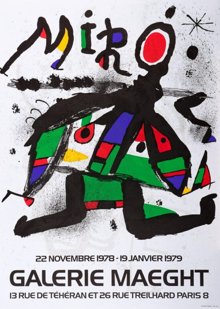 Grafika afisz litograficzny Joan Miró "Miró"