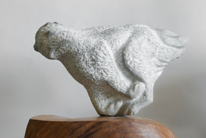 Sculpture by Beata Czapska Loups Blancs