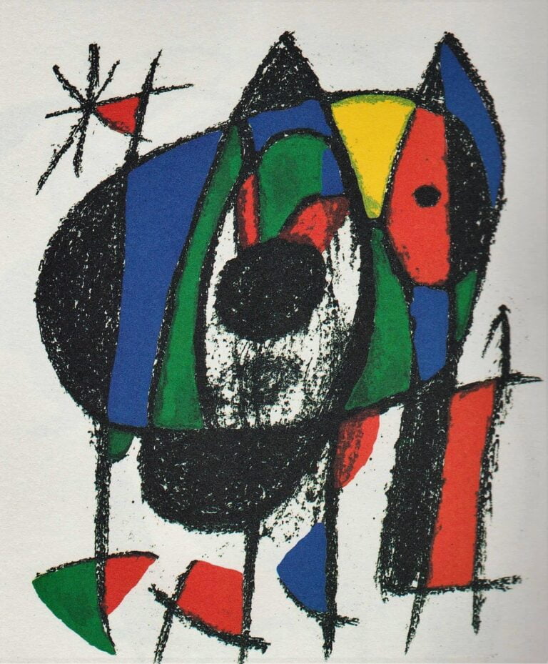 Graphic lithograph Joan Miró VI