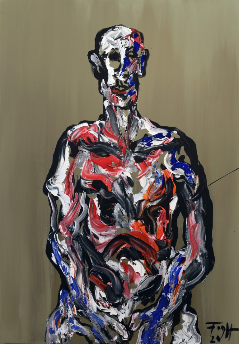 Painting acrylic on canvas Andrzej Fogtt Torso III