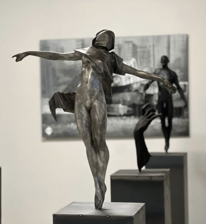 Synthesis II / silver Sculpture Tomasz Górnicki