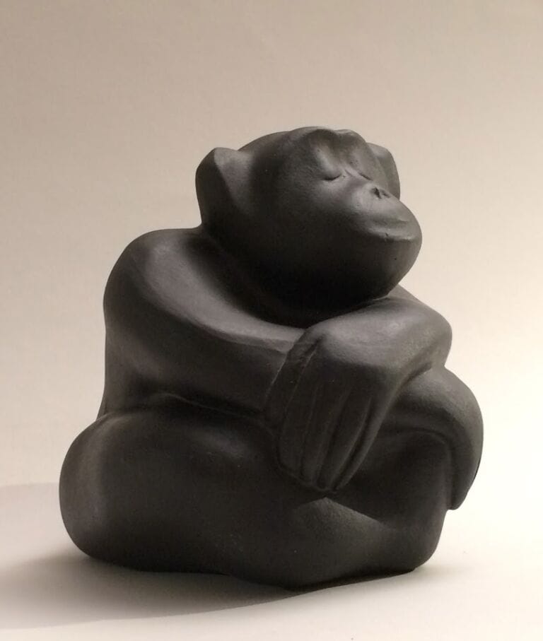 Czapska Singe bleu - bisque porcelain (black)