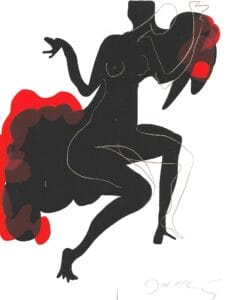 Akt tańcząca- unikat Józef Wilkoń Obraz